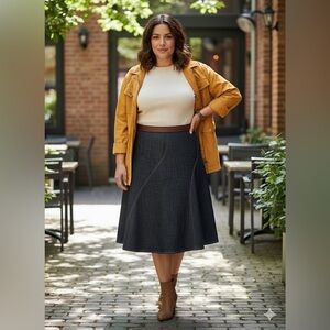 Pierre Cardin Vintage Denim Skirt size 16